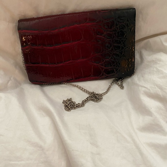 White House Black Market red and black clutch - Picture 2 of 5